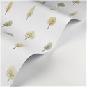 Casadeco|Papier peint enfant arbres de la forêt blanc et vert|Enfants