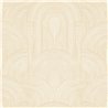 Caselio|Elegante weiße und goldene Art-Déco-Bogen Tapete|Art Deco
