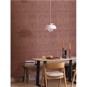 Caselio|Elegante Tapete mit Bögen in hellen Tönen|Art Deco 2