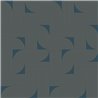 Caselio|Art-Déco-Geometrie Tapete in Blau und Gold|Tapeten