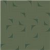Caselio|Green geometric wallpaper with golden stripes, shiny effect|Wallpaper
