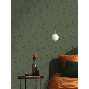 Papeldecor|Unpainted mustard-colored wall effect wallpaper|Wallpaper 2