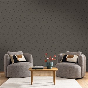 Caselio|Elegant geometric wallpaper in white and gold for living room|Modern 2