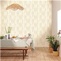 Caselio|Beige large palm leaf wallpaper|Floral