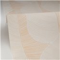 Caselio|Beige Tapete mit großen Palmblättern|Blumen