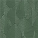 Caselio|Papier peint grandes feuilles de palmier vertes avec éclat|Floral