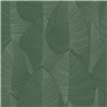Caselio|Papier peint grandes feuilles de palmier vertes avec éclat|Floral