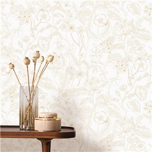 Papeldecor|Wallpaper floral Japanese style blue|Wallpaper 2