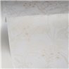 Caselio|Papier peint floral romantique blanc|Fleurs Romantiques