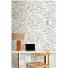Caselio|Romantic wallpaper with engraved black and white flowers|Romantic Flowers
