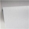 Caselio|Minimalist wallpaper with iridescent white flowers|Bedrooms