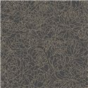 Caselio|Black and gold floral wallpaper with a modern shiny touch|Hospitality