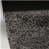 Caselio|Black and gold floral wallpaper with a modern shiny touch|Hospitality