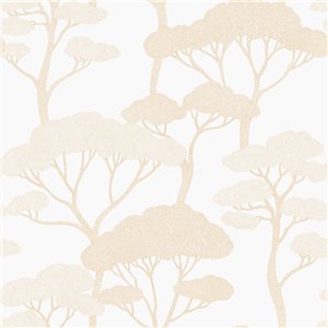 Caselio|Esszimmer-Tapete in Beige mit pointillistischem Kiefernmuster|Orientalisch