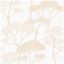 Caselio|Papel pintado bosque de pinos beige ideal para recibidor|Recibidor
