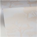 Caselio|Papel pintado bosque de pinos beige ideal para recibidor|Recibidor