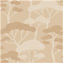 Caselio|Esszimmer-Tapete in Beige mit pointillistischem Kiefernmuster|Orientalisch
