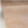 Caselio|Papier peint beige avec pins style pointilliste pour salle à manger|Oriental