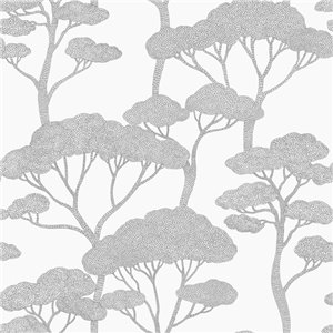 Casamance|Wallpaper plain green decorative textile effect|Wallpaper