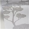 Caselio|Oriental style wallpaper with black and white pines|Oriental