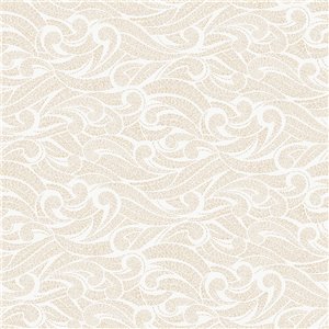 Papeldecor|Tapete blauer Dschungelpflanzen-Blumenmuster|Tapeten