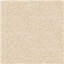 Caselio|Papier peint arabesque motif floral beige|Damas