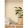 Caselio|Papier peint arabesque motif floral beige|Damas