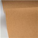 Caselio|Brown linen wallpaper with flamed effect|Solid Colors