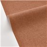 Caselio|Papier peint uni effet lin marron pour salon|Imitation Tissu