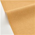 Caselio|Papier peint uni effet lin jaune flammé|Imitation Tissu