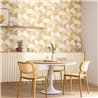 Caselio|Beige circle wallpaper in pop style|Circles
