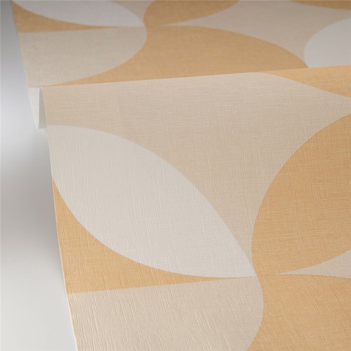Caselio|Beige circle wallpaper in pop style|Circles