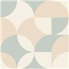 Caselio|Geometric circle wallpaper ideal for kitchens|Scandinavian