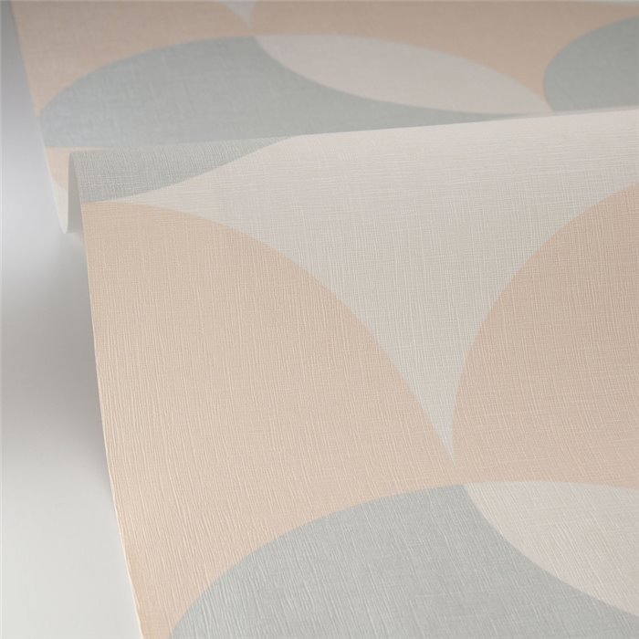 Caselio|Papier peint géométrique à cercles idéal pour cuisines|Scandinave