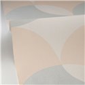 Papel pintado geométrico de círculos ideal para cocinas - Caselio Twist 106441060