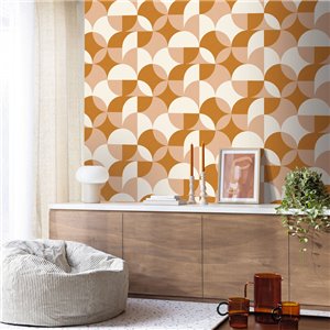 Casamance|Wallpaper luxury palm leaves gold and violet metallic|Wallpaper 2