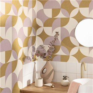 Caselio|Green circle wallpaper with a retro touch|Circles 2