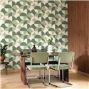 Caselio|Green circle wallpaper with a retro touch|Circles