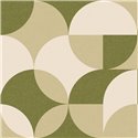 Caselio|Green circle wallpaper for kitchen in Scandinavian style|Scandinavian