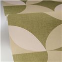 Caselio|Papier peint cercles verts idéal cuisine style scandinave|Scandinave