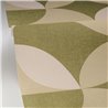 Caselio|Green circle wallpaper for kitchen in Scandinavian style|Scandinavian