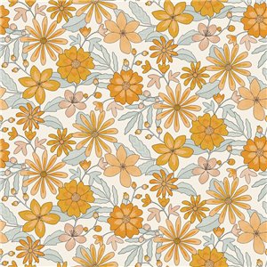 Marburg|Papier Peint floral aquarelle feuilles violettes|Jeunesse