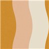 Caselio|Tapete retro wellige rosa-orange Streifen|Retro
