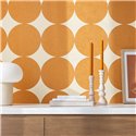 Caselio|Retro wallpaper withs orange circles|Circles