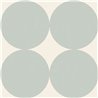 Caselio|Papier peint cercles rétro style années bleu|Cercles