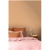 Caselio|Narrow pink and orange striped wallpaper|Stripes