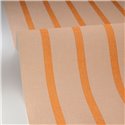 Caselio|Narrow pink and orange striped wallpaper|Stripes