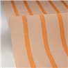 Caselio|Narrow pink and orange striped wallpaper|Stripes