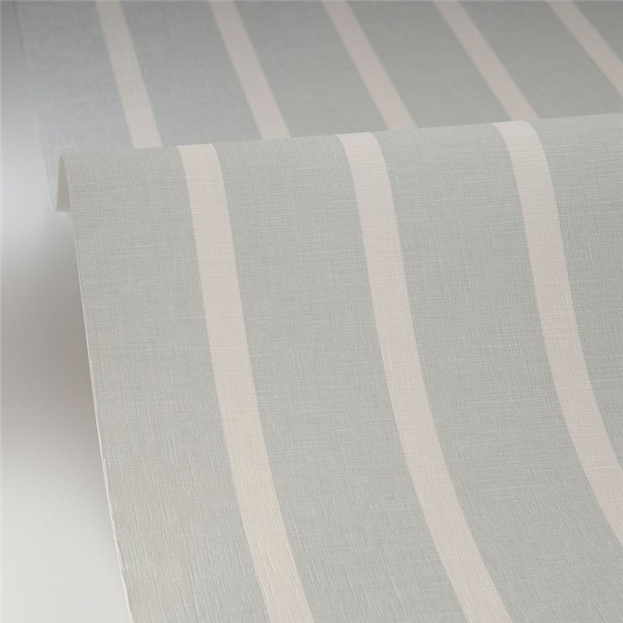 Caselio|Papel pintado rayas estilo escandinavo azul|Rayas