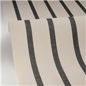Caselio|Papel pintado rayas negras para dormitorio moderno|Rayas